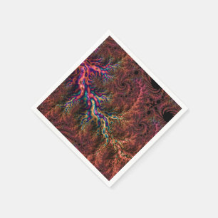 Servilleta De Papel Fractal trippy