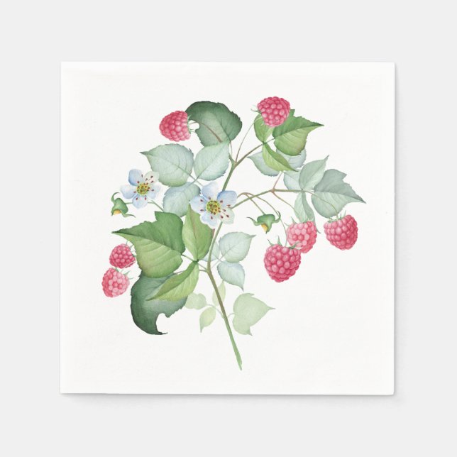 Servilleta De Papel Frambuesa (Anverso)