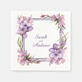 Servilleta De Papel Framing Lilah Flower (No date): servilletas Bodas