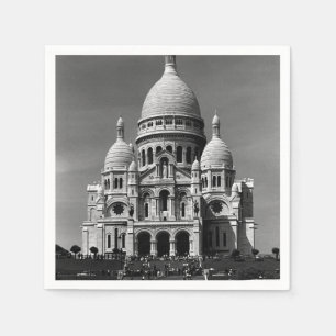 Servilleta De Papel Francia Vintage París Basílica Sacre Coeur