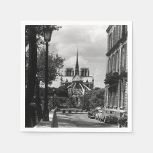 Servilleta De Papel Francia vintage París notre dame isla saint louis