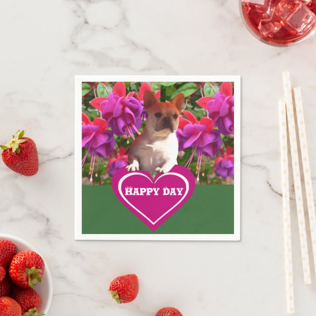 Servilleta De Papel Französische Bulldoggen  (In situ)