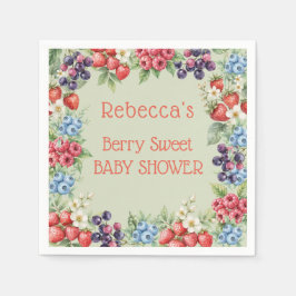 Servilleta De Papel Fraude de Berry Sweet Baby Shower
