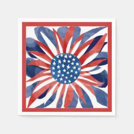 Servilleta De Papel 🌼 Freedom Flower Cocktail Napkins (Paquete de 50)