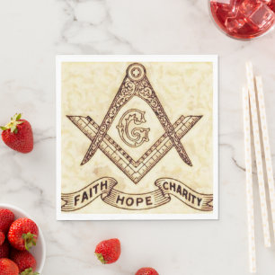 Servilleta De Papel Freemason