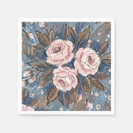 Servilleta De Papel French Country Rose