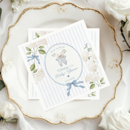 Servilleta De Papel French Nursery Baby Shower Coquette Clothesline 