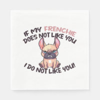 Frenchie enojado (Tan) - Diseño único