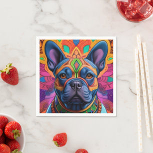 Servilleta De Papel Frenchie Fun