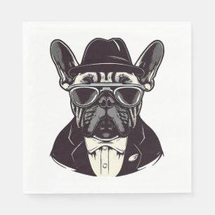 Servilleta De Papel Frenchie The Gangster