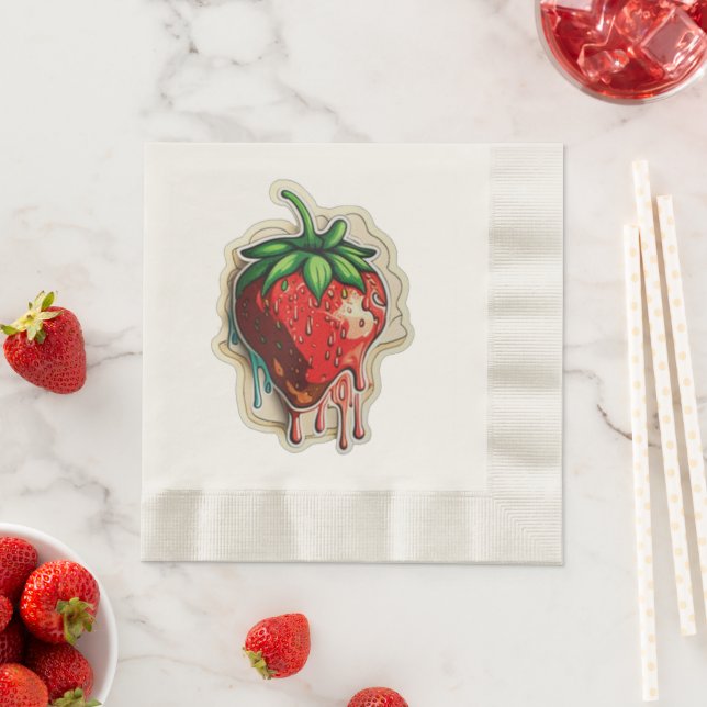 Servilleta De Papel Fresa (In situ)