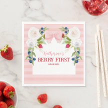 Fresa primer signo de bienvenida de Berry Sweet Bi