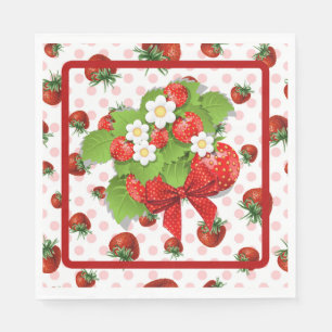 Servilleta De Papel Fresas 