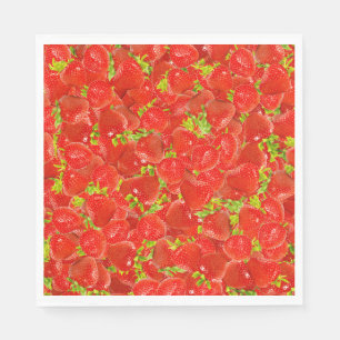 Servilleta De Papel Fresas