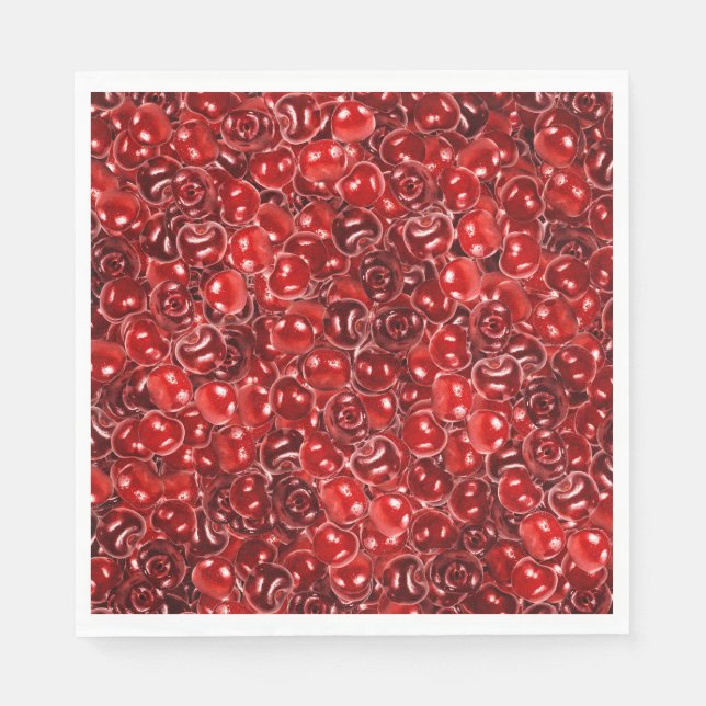 Servilleta De Papel Fresas dulces (Anverso)