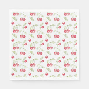 Servilleta De Papel Fresas dulces Rojo Verde