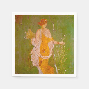 Servilleta De Papel Fresco de Flora en Villa de Ariadna, Pompeya