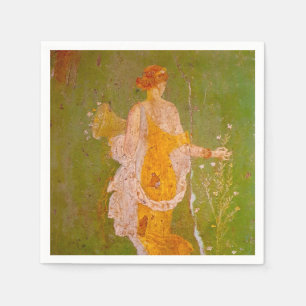 Servilleta De Papel Fresco de Flora en Villa de Ariadna, Pompeya