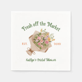 Servilleta De Papel Fresco de la ducha de novias en el mercado de los