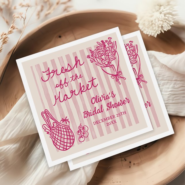 Servilleta De Papel Fresco De La Mano Del Mercado Daba Ducha De Novias (Subido por el creador)