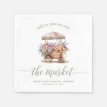 Fresco del mercado Floral Bridal Shower