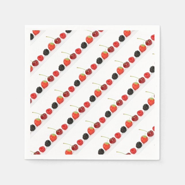 Servilleta De Papel Fresco Yummy Berries (Anverso)