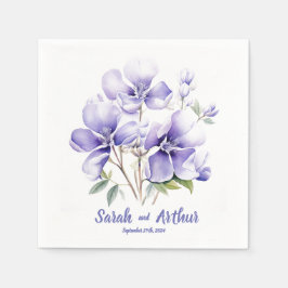 Servilleta De Papel Frescos Perwinkles 2: servilletas Bodas personaliz