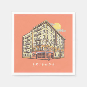 Servilleta De Papel FRIENDS™   Edificio del apartamento de Monica