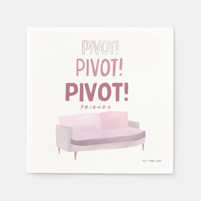 Servilleta De Papel FRIENDS™ | Girar Girar Girar (Anverso)