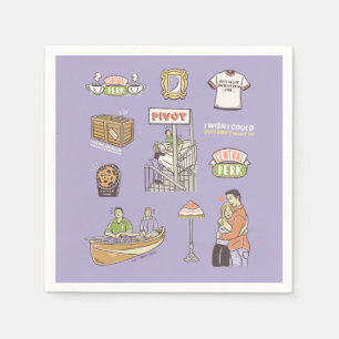 Servilleta De Papel FRIENDS™   Iconos de Dibujos Animados