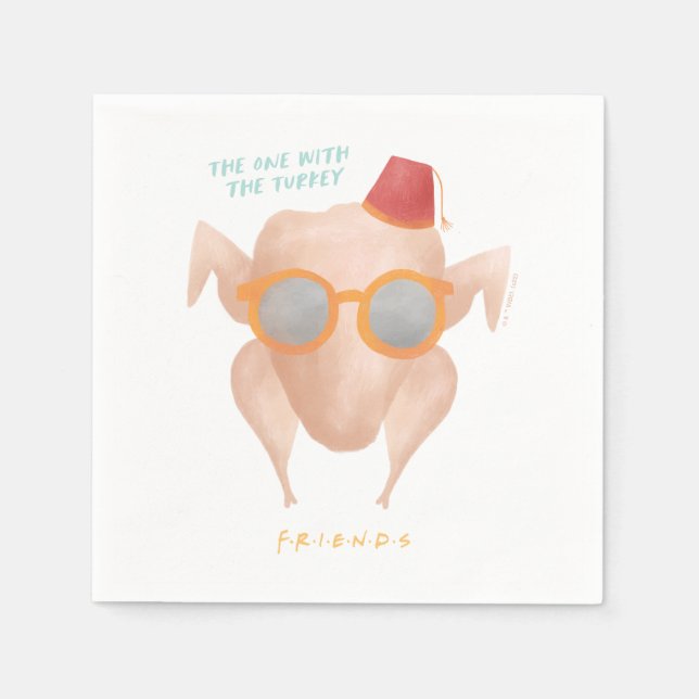 Servilleta De Papel FRIENDS™ | The One with the Turkey (Anverso)