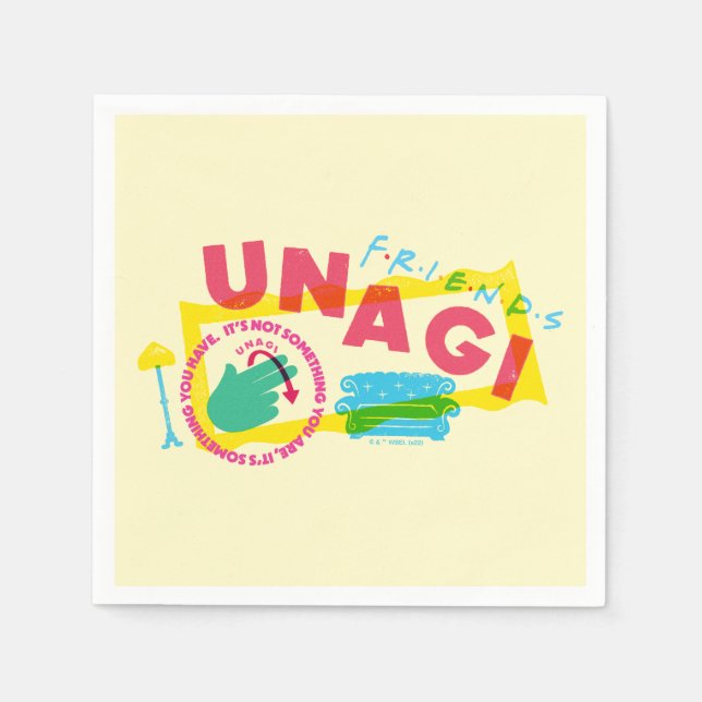 Servilleta De Papel FRIENDS™ Unagi (Anverso)