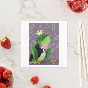 Servilleta De Papel Frog Prince - Bésame - Gracioso