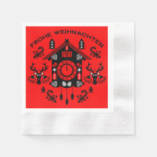Servilleta De Papel Frost Weihnachten Reloj de Cuco Alemán