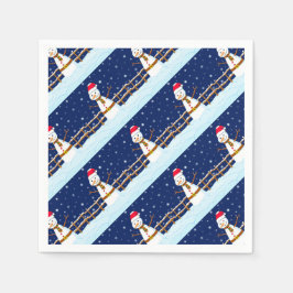 Servilleta De Papel Frosty el hombre de nieve