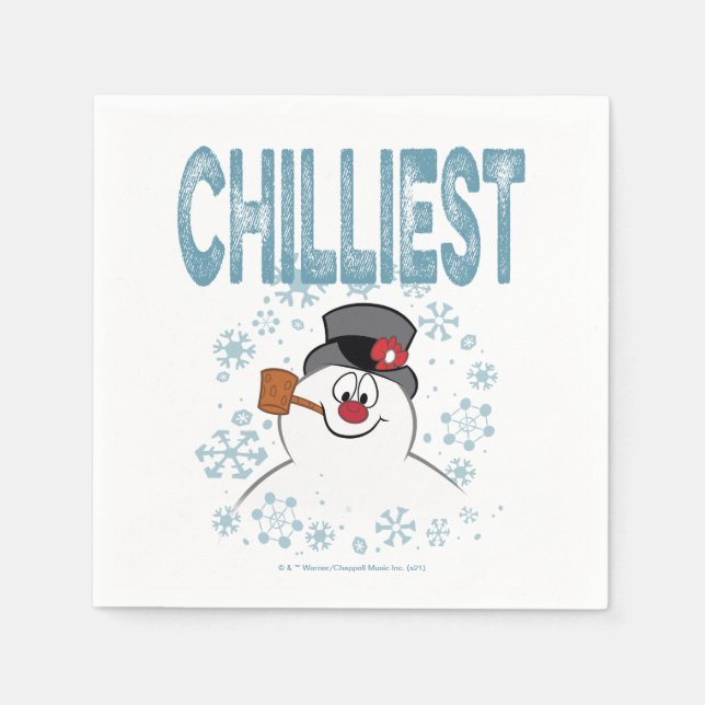 Servilleta De Papel Frosty the Snowman™ | Chilmás (Anverso)