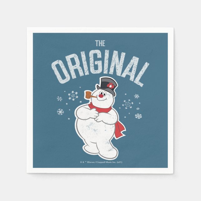 Servilleta De Papel Frosty the Snowman™ | El original (Anverso)