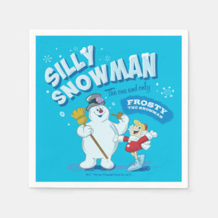 Servilleta De Papel Frosty the Snowman™   "Silly Snowman"