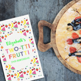 Servilleta De Papel Fruit Two-tti Frutti 2nd Birthday Napkins