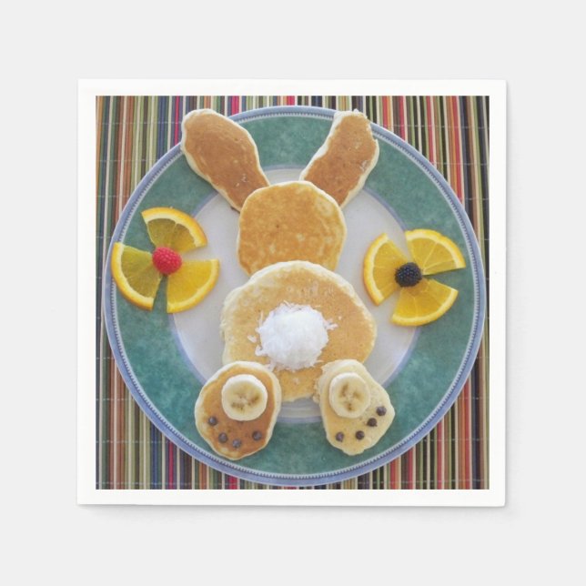 Servilleta De Papel Fruta de brunch de brunch de verano de panito (Anverso)