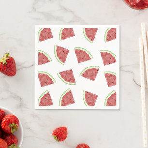 Servilleta De Papel Fruta de verano patrón de sandía jugosa