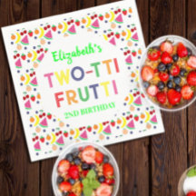 Fruta Dos-tti Frutti Segundo Cumpleaños