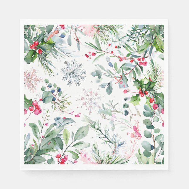 Servilleta De Papel fruta fresca de invierno (Anverso)