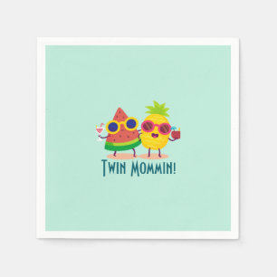 Servilleta De Papel Frutas de verano gemelas