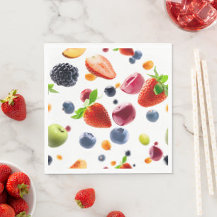 Servilleta De Papel Frutas Mezcladas