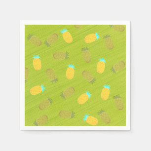 Servilleta De Papel Frutas Tropicales de Verano Kiwi Verde