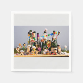 Servilleta De Papel Fubby's de van een feestje houden, gefeliciteerd !