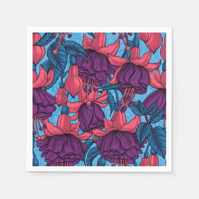 Servilleta De Papel Fuchsia (Anverso)