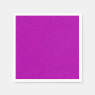 Servilleta De Papel Fuchsia brillante con pequeños puntos de polka.