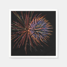 Fuegos artificiales nocturnos